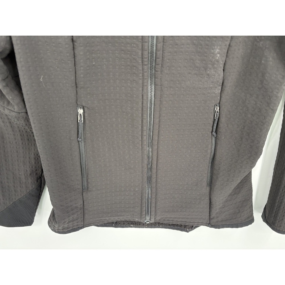 PATAGONIA Women's R2 TechFace Black Hoody Softshell Jacket Zip Up, Size Small - Picture 2 of 8